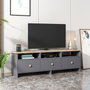 Hanah Home Oslo Soporte de TV Antracita y Roble